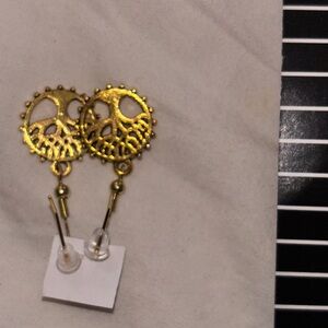 Nordstrom Gold Filigree Earrings